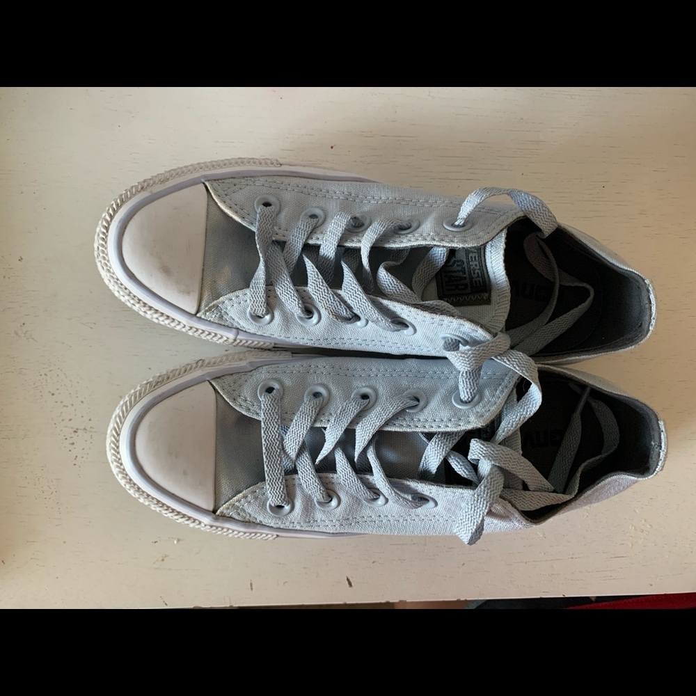 Baby Blue Converse - Picture 3 of 3